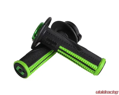 ODI Emig Prov2 Lock On Grip Black | Green - H36EPBN