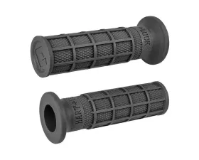 ODI Single Ply Waffle Grips Vtwin Graphite