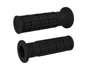 ODI Single Ply Waffle Grips Vtwin Black