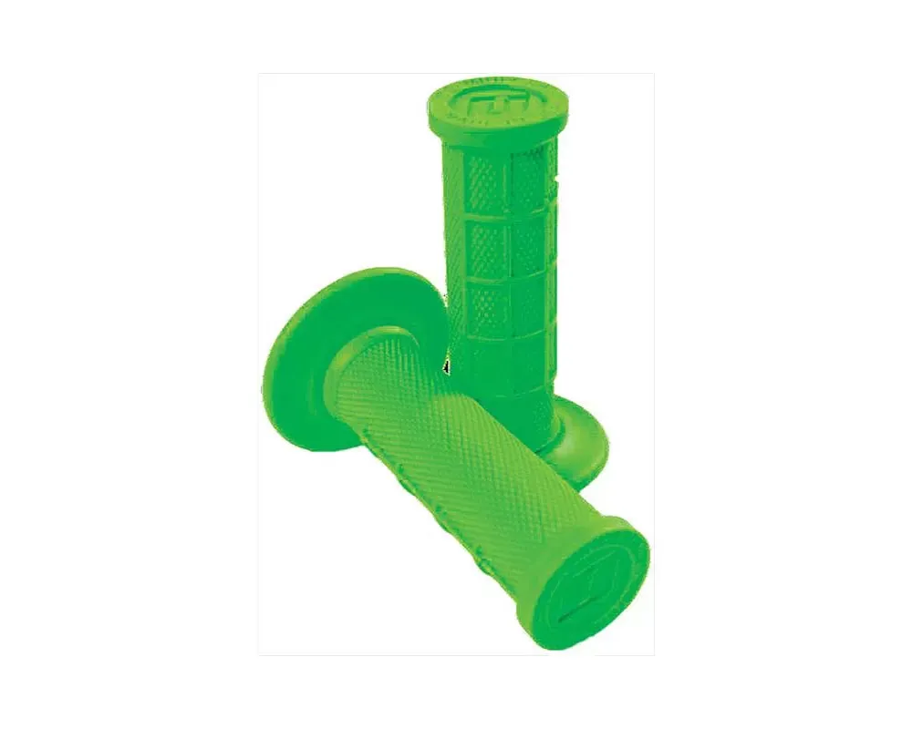 ODI Mini Mx Half Waffle Grips Green - H01MMN