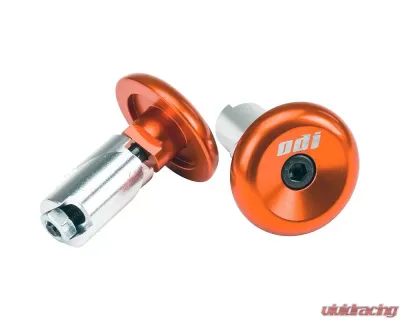 ODI Aluminum Bar End Plugs Orange - F71APO