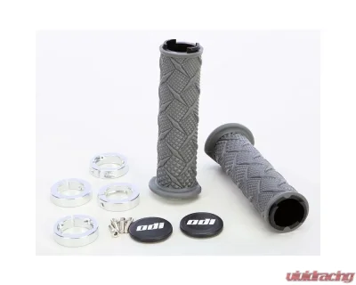 ODI ATV X-Treme Lockon Grip Silver - J30XTH-S