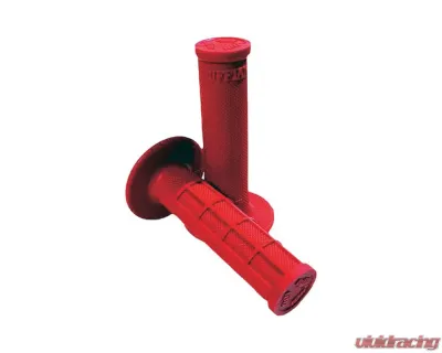 ODI Ruffian Half Waffle Grips Red - H01RFR