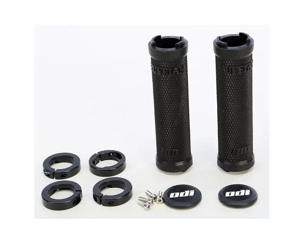 ODI Ruffian No Flange Lock-On Grip Black | Black 130mm - L31RFB-B