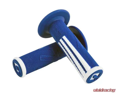 ODI Emig2 Pro V2 Lock-On Grip Blue | White - H36EPUW