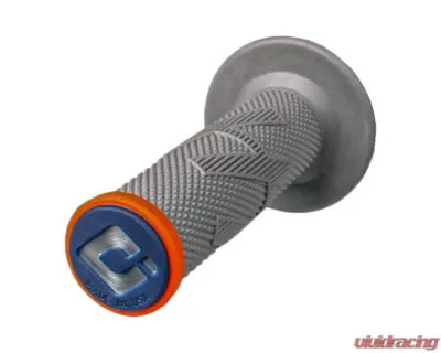 ODI Emig Prov2 Lock-On Grip Grey | Orange - H36EPGO