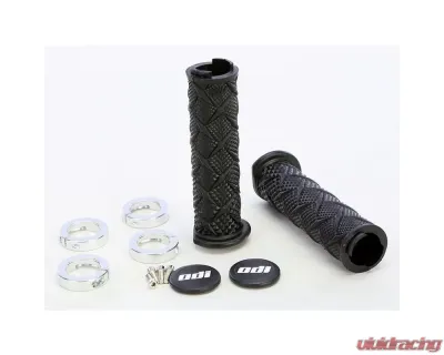 ODI ATV X-Treme Lockon Grip Black | Silver - J30XTB-S