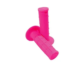 ODI Ruffian Half Waffle Grips Pink