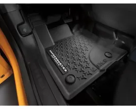 Ford Rubber Flooring Black 4pc Set Floor Liners Ford Bronco Sport 2021-2025