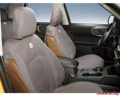 Ford Covercraft Carhatt Pebble Grey Front Seat Covers Ford Bronco Sport 2021-2025 - VM1PZ-15600D20-A