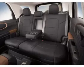 Ford Neoprene Black Rear 60/40 Seat Covers w/ Armrest Ford Bronco Sport 2021-2025