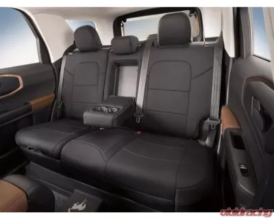 Ford Neoprene Black Rear 60/40 Seat Covers w/ Armrest Ford Bronco Sport 2021-2025 - VM1PZ-1863812-E