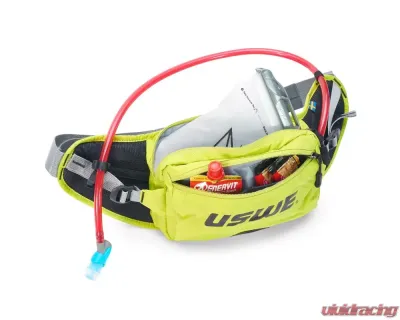 USWE Zulo Waist Hydration Belt Crazy Yellow One Size 2 liters - K-2010302S