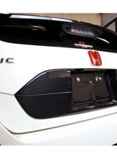 Carbign Craft License Plate Backing Honda Civic Type-R 2017-2021                                     - CBX-CTRLIC - Image 5
