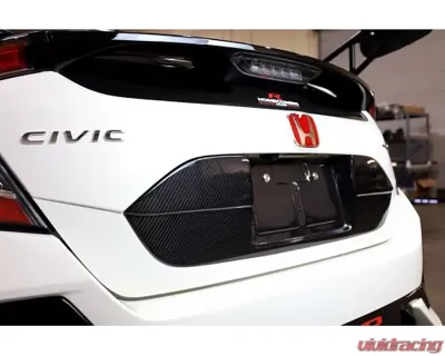 Carbign Craft License Plate Backing Honda Civic Type-R 2017-2021 - CBX-CTRLIC