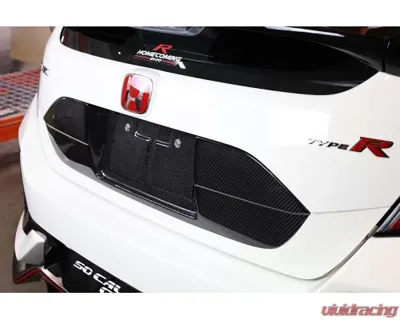 Carbign Craft License Plate Backing Honda Civic Type-R 2017-2021 - CBX-CTRLIC