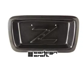 Carbign Craft Carbon Fiber License Plate Backing Nissan 350Z 03-08