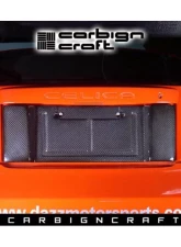 Carbign Craft Carbon Fiber License Plate Backing Toyota Celica 00-05                                     - CBX-CELICA - Image 2