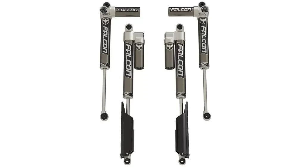 Falcon Shocks SP2 3.1 Piggyback Shocks Kit (3.5"-4.5") Jeep Gladiator JT - 14-02-31-400-200