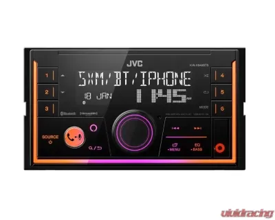 JVC 2-Din Digital Media Receiver featuring Bluetooth / USB / SiriusXM / Amazon Alexa / 13-Band EQ / JVC Remote App Compatibility - KW-X840BTS