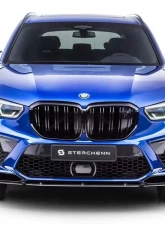 Sterckenn Carbon Fiber Front Splitter Set BMW X5M Competition F95 2020+                                     - SN-F95-S1 - Image 10