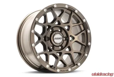 Team Daytona M8 Wheel Set of 4 | 17x8.5 6x139.7 0mm Dark Bronze Toyota 4Runner or Tacoma - 153653426