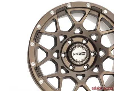 Team Daytona M8 Wheel Set of 4 | 17x8.5 6x139.7 0mm Dark Bronze Toyota 4Runner or Tacoma - 153653426