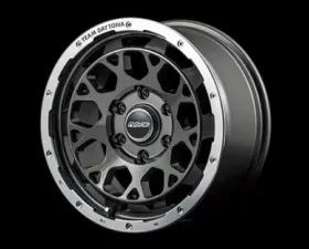 Team Daytona M9 Wheel Set 17x8 6x139.7 20mm Gunmetal/Rim Diamond Cut Lexus|Toyota Offroad CLEARANCE