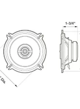 Pioneer 2 Way Speakers 5.25" 250W Pair No Grills                                     - TSG1320S - Image 8
