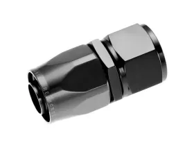 Redhorse Performance -04 Straight Female Aluminum Hose End - Black