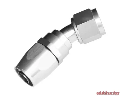 Redhorse Performance -04 30 Degree Double Swivel Hose End-Clear - 1030-04-5