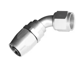 Redhorse Performance -04 60 Degree Double Swivel Hose End-Clear