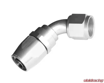 Redhorse Performance -06 60 Degree Female Aluminum Hose End - Clear - 1060-06-5
