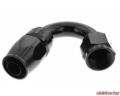 Redhorse Performance -06 150 Degree Swivel-Seal Female Aluminum Hose End - Black - 1150-06-2