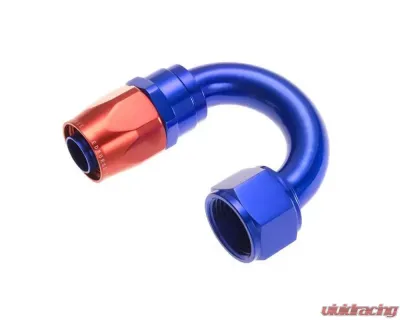 Redhorse Performance -06 180 Degree Swivel-Seal Female Aluminum Hose End - Red & Blue - 1180-06-1