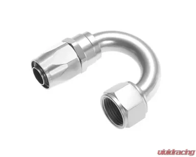 Redhorse Performance -06 180 Degree Female Aluminum Hose End - Clear - 1180-06-5
