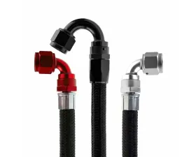 Redhorse Performance -06 eSeries Black 235 e85 Compatible Stainless Core Hose - 3 Feet