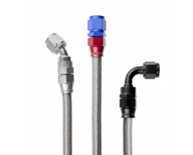 Redhorse Performance -04 Conductive Core PTFE Hose - Stainless Steel Cover -6 Feet