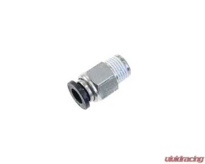 Redhorse Performance 1/4" Vacuum Fitting, Push To Connect, Straight 1/4" NPT Male - Clear - 4716-04-04-5