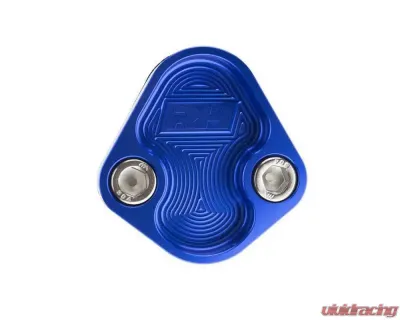 Redhorse Performance Aluminum Block-Off Plate for General Ford Except 351C, 351M & 400 Engine - Blue - 4810-302-1
