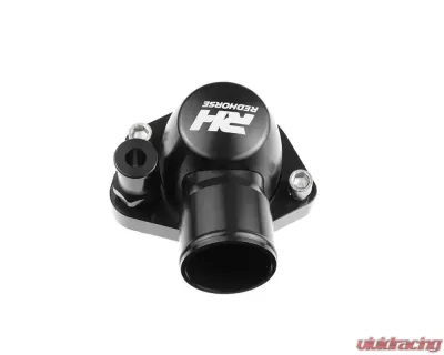 Redhorse Performance Aluminum Water Neck 1.25" Hose for SBF 260/289/302 and 351 W Engine - Black - 4910-302-20-2