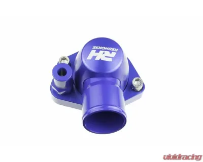 Redhorse Performance Aluminum Water Neck 1.50" Hose for SBF 260/289/302, 351 W Engine - Blue - 4910-302-24-1