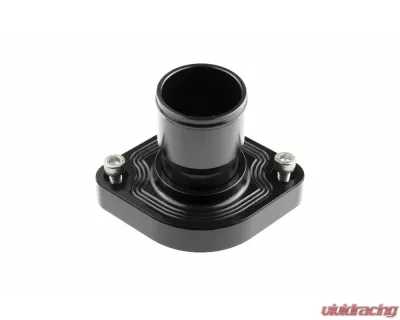 Redhorse Performance Aluminum Water Neck 1.25" Hose for GM LS1, LS2, LS6 Engines (*must use traditional 53 mm SBC thermostat, not LS1 thermostat) - Black - 4910-347-20-2