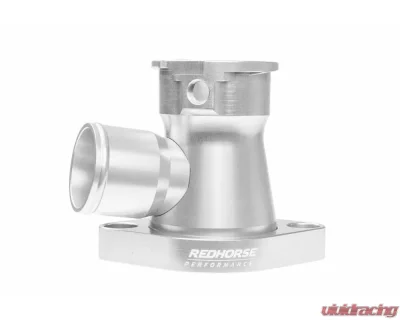 Redhorse Performance 1.25"  Hose Aluminum Filler Neck for all v8 Chevy - Clear - 4910-383-20-5