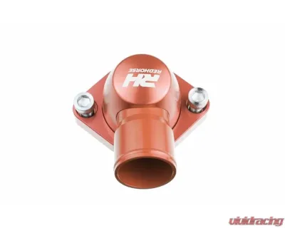 Redhorse Performance Aluminum Water Neck 1.50" Hose for Pontiac V8 Engine - Red - 4910-455-24-3