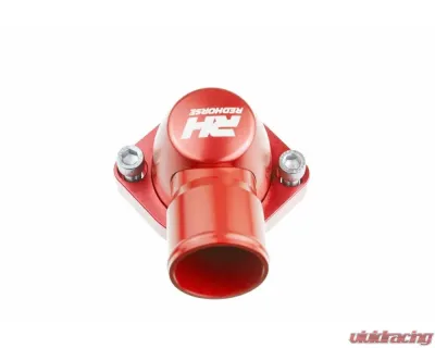 Redhorse Performance Aluminum Water Neck 1.25" Hose for BBF Engine (427,460 ci)  - Red - 4910-460-20-3