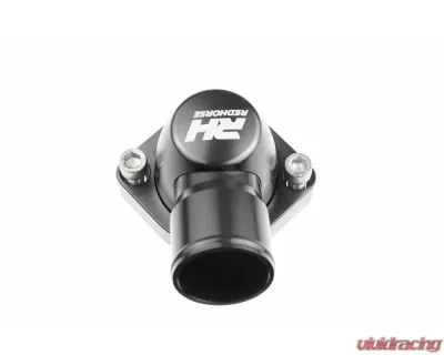 Redhorse Performance Aluminum Water Neck 1.50" Hose for BBF Engine (427,460 ci) Black - 4910-460-24-2