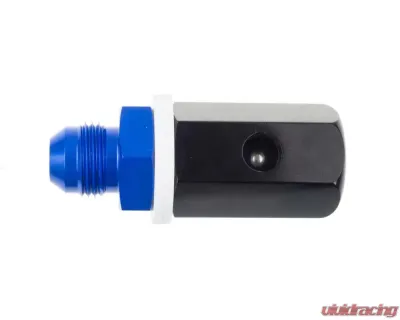 Redhorse Performance -06 AN Male in Tank Roll Over Vent Valve - Blue - 566-06-1
