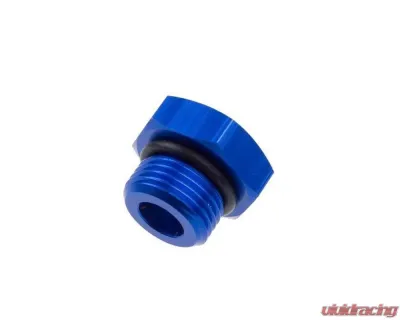 Redhorse Performance -04 AN/JIC Straight Thread (O-Ring) Port Plug - Blue - 814-04-1