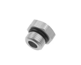 Redhorse Performance -04 AN/JIC Straight Thread (O-Ring) Port Plug - Clear